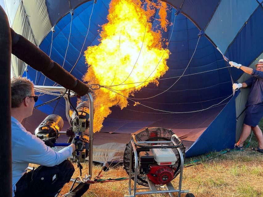 Crete: Hot-Air Balloon Flight with Breakfast and Wine - The pre-flight moment: hands-on balloon prep is half the fun