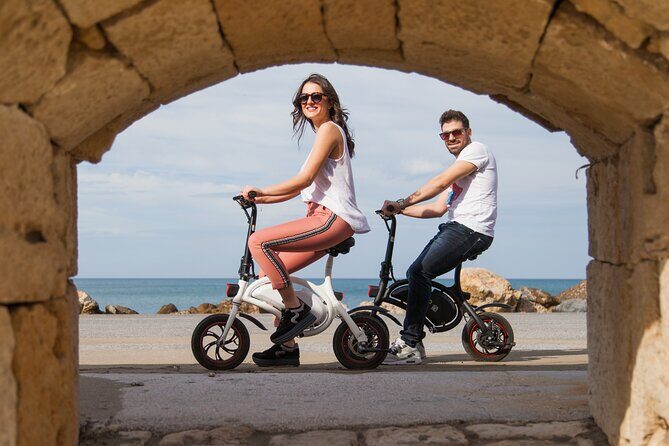 Heraklion: Ebike City tour - Food tasting & Wine tasting - Old Venetian Harbor, Neoria Vechi, and Koules fortress views